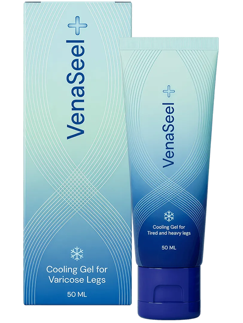 VenaSeel+ — opakowanie i tubka żelu 50 ml